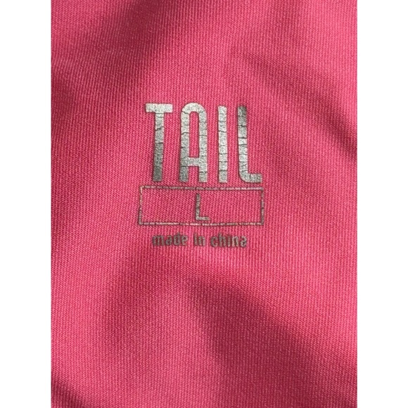 TAIL Women's Large Leaf Print Pink Trim Tennis Skirt Skort Pickleball Athletic - Picture 3 of 3